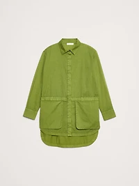 COTTON TWILL UTILITY TUNIC