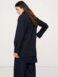 COTTON TWILL UTILITY TUNIC