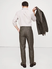ITALIAN WINDOWPANE SUIT PANT