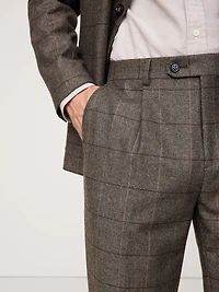 ITALIAN WINDOWPANE SUIT PANT