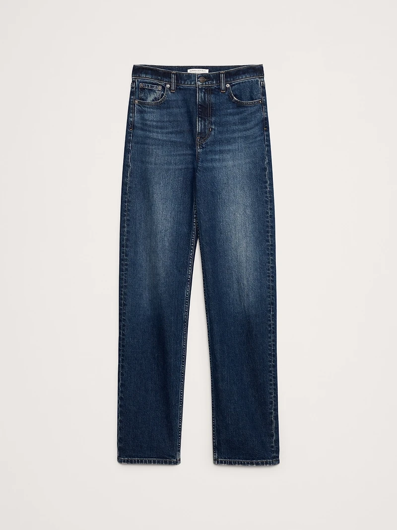 High-Rise 90S Straight Jean