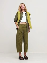 Mid-Rise Relaxed Painter Pull-On Pant