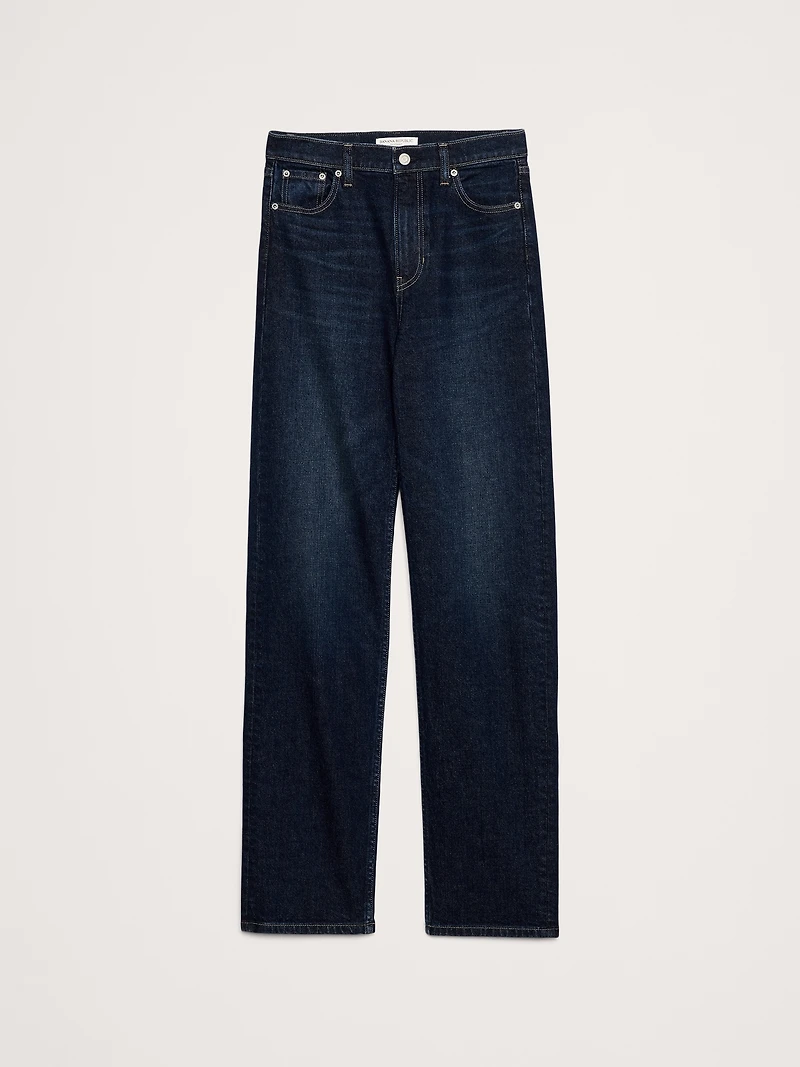 High-Rise 90S Straight Jean