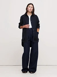 COTTON TWILL UTILITY TUNIC