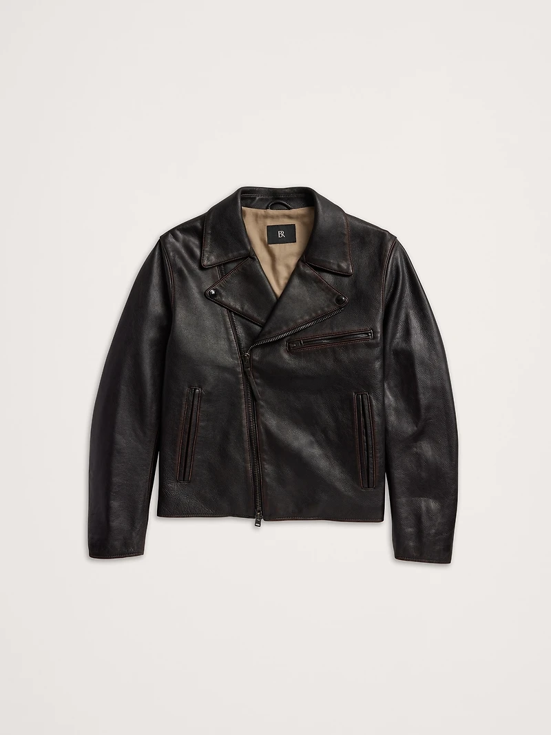 Leather Moto Jacket