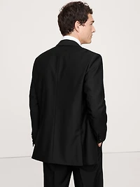 Relaxed Italian Barathea Tuxedo Jacket
