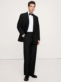 Relaxed Italian Barathea Tuxedo Jacket