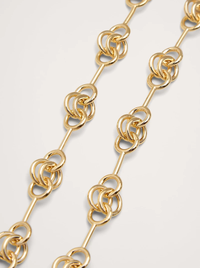 Double Ring Chain Necklace