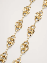 Double Ring Chain Necklace