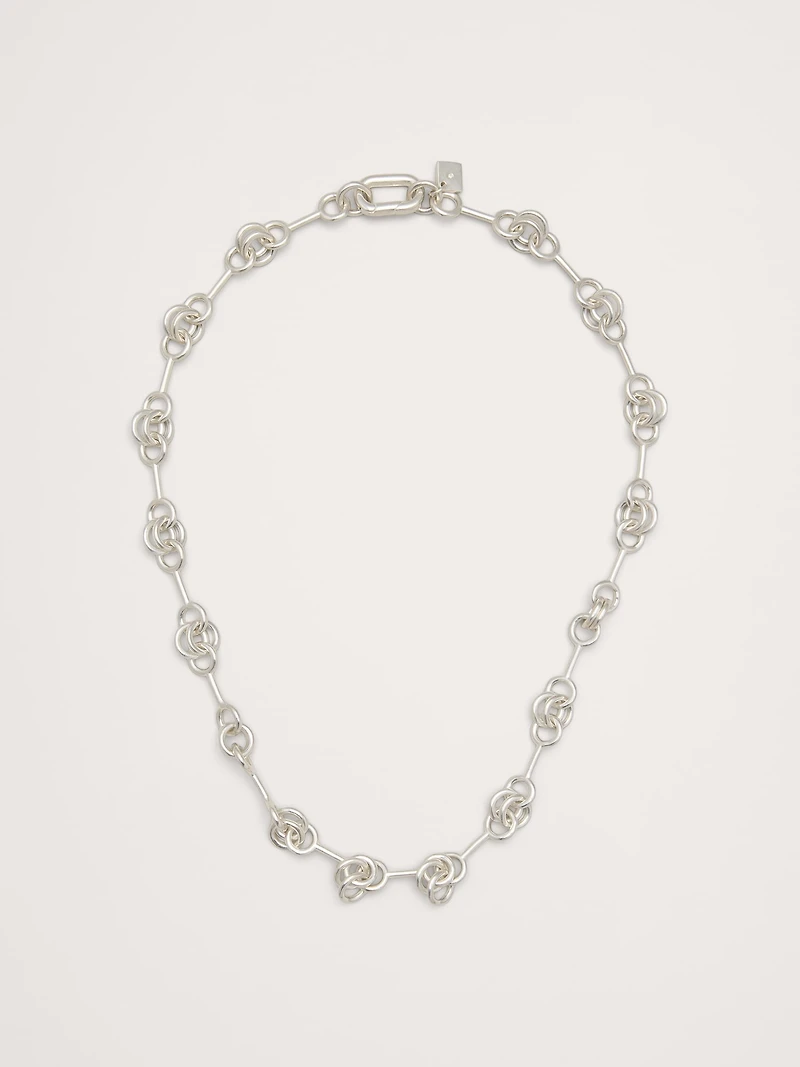 Double Ring Chain Necklace