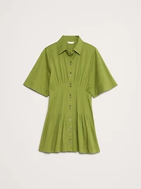 PINTUCK SHIRT DRESS