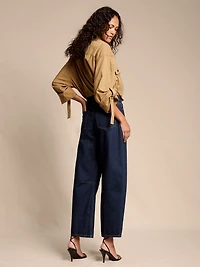 MID-RISE BARREL ANKLE JEAN