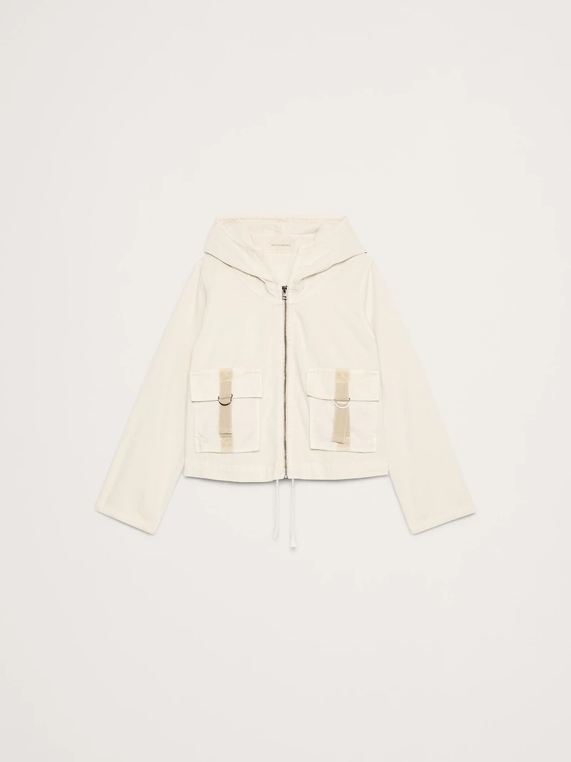 HOODED UTILITY JACKET