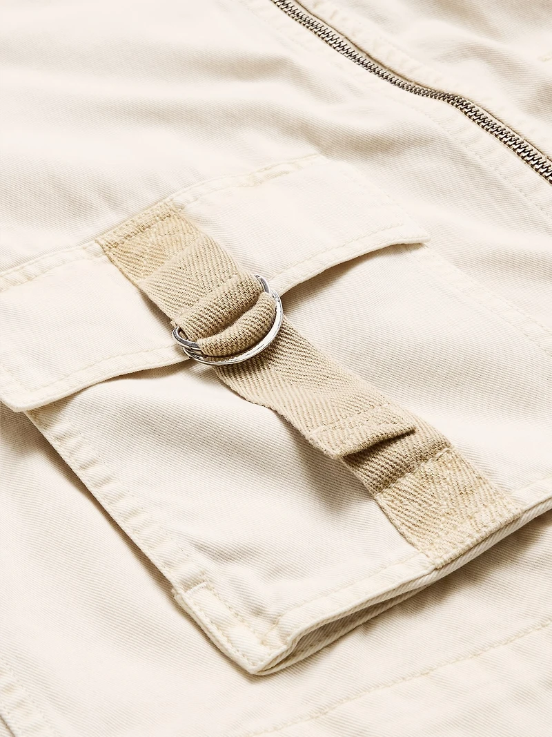 HOODED UTILITY JACKET