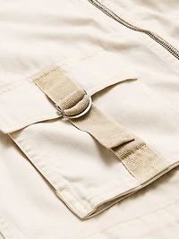 HOODED UTILITY JACKET