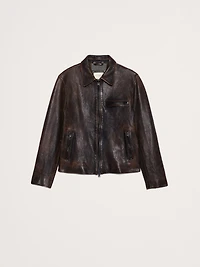 LEATHER RACING JACKET