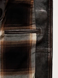 LEATHER RACING JACKET