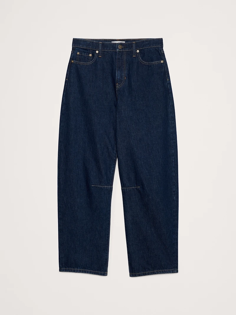 MID-RISE BARREL ANKLE JEAN