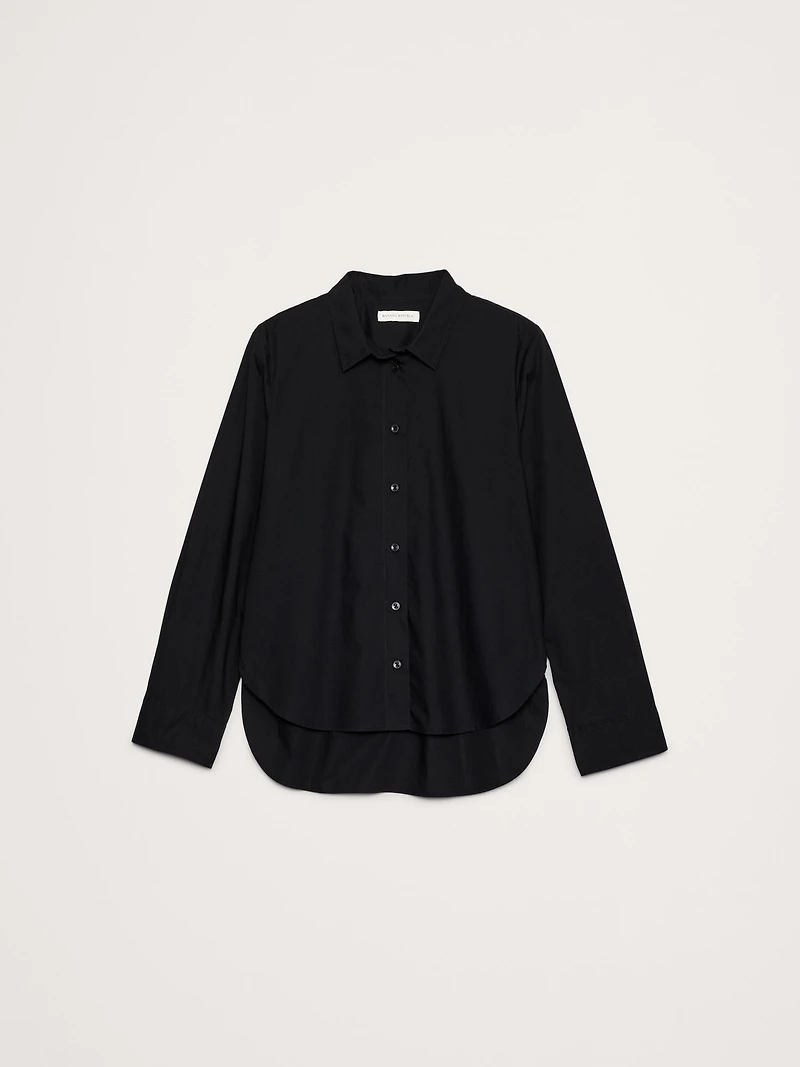 BOXY COTTON POPLIN SHIRT