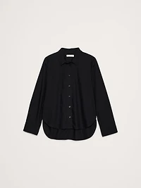 BOXY COTTON POPLIN SHIRT