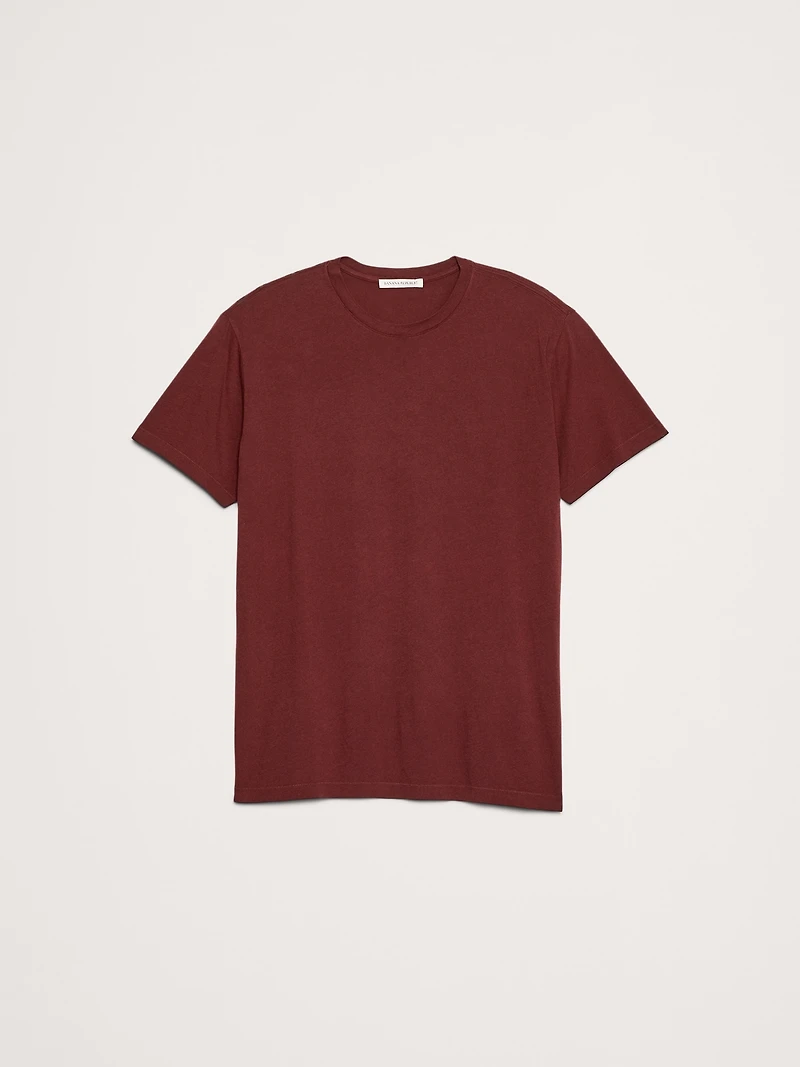 Lightweight Cotton Crew-Neck T-Shirt