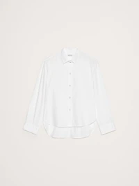 Boxy Cotton Poplin Shirt