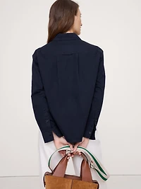 Cotton Twill Popover Shirt