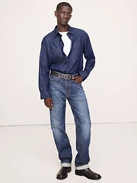 RELAXED-FIT DENIM SHIRT