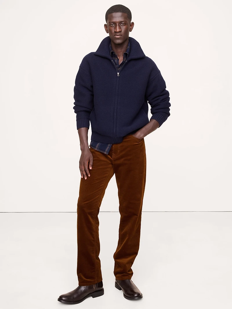 Straight Stretch-Corduroy Traveler Pant