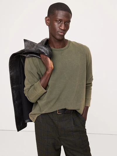 Boxy Heavyweight Cotton T-Shirt