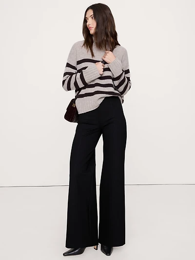 WIDE-LEG EVERYWHERE PONTE PULL-ON PANT