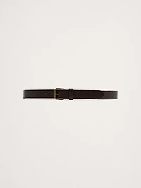 Embossed Leather Belt with Roller Buckle