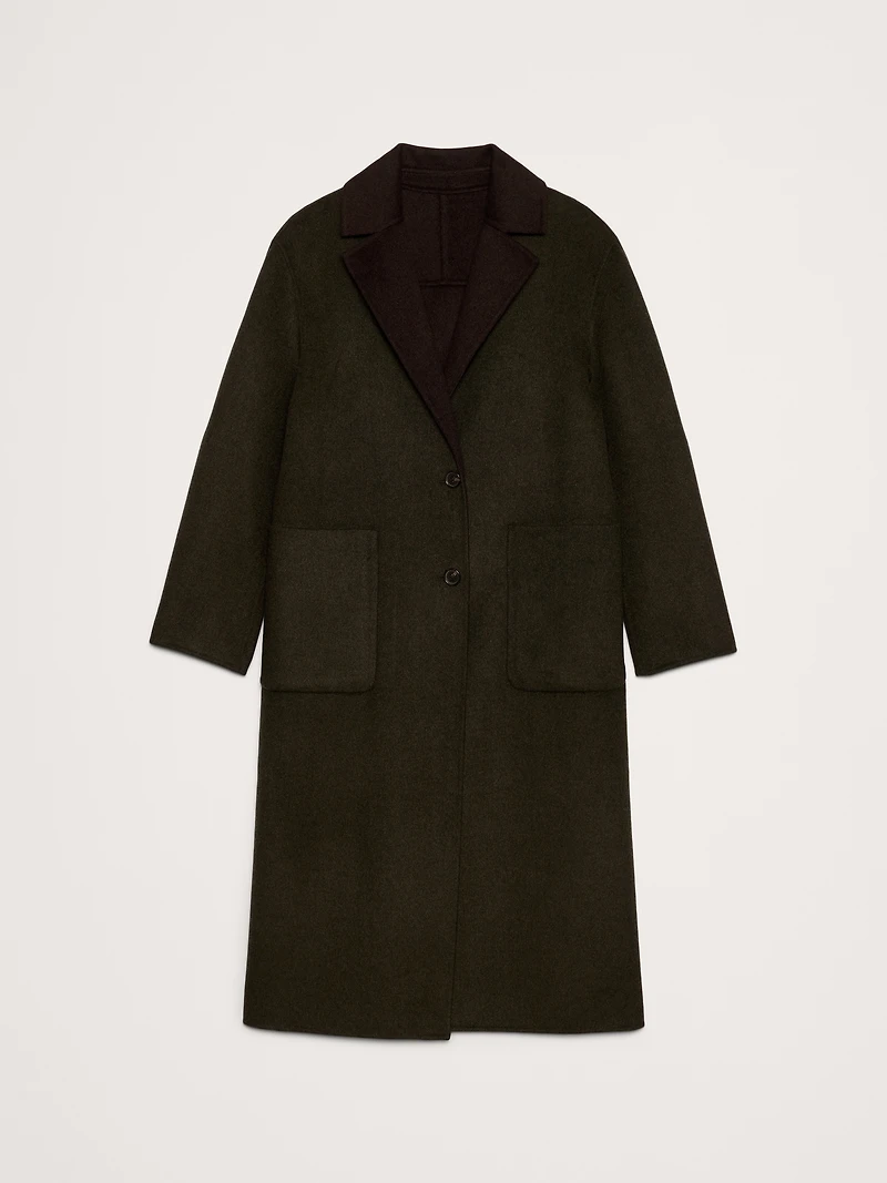 Reversible Double-Faced Top Coat