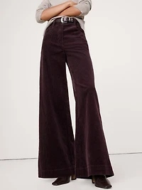 High-Rise Wide-Leg Corduroy Pant