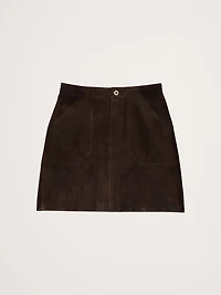 Suede Mini Skirt