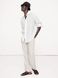 Relaxed-Fit Linen Shirt