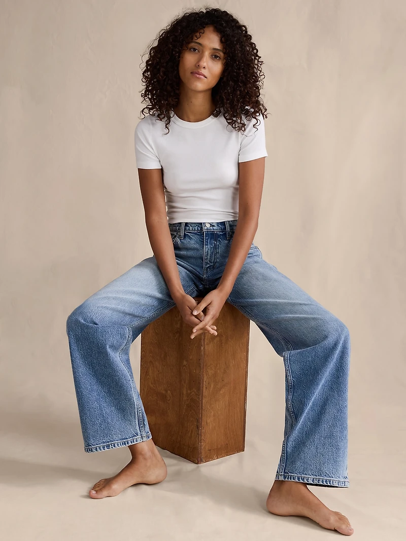 Mid-Rise 90S Loose Jean