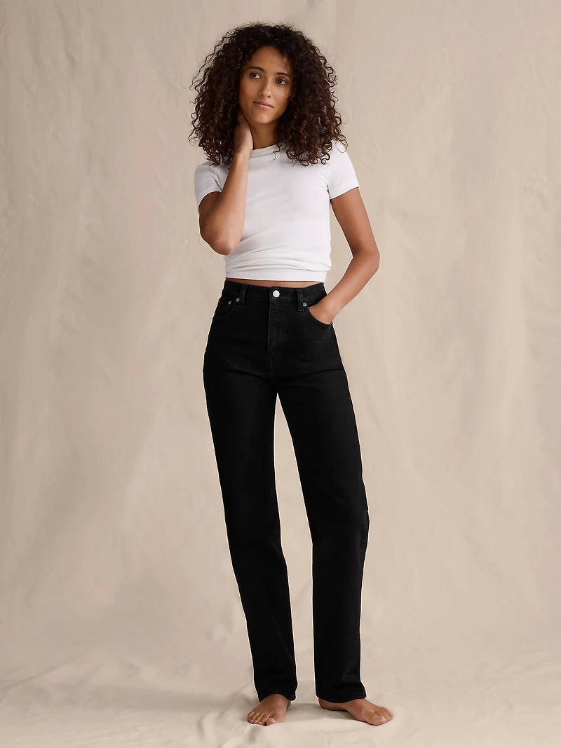 HIGH-RISE 90S STRAIGHT JEAN