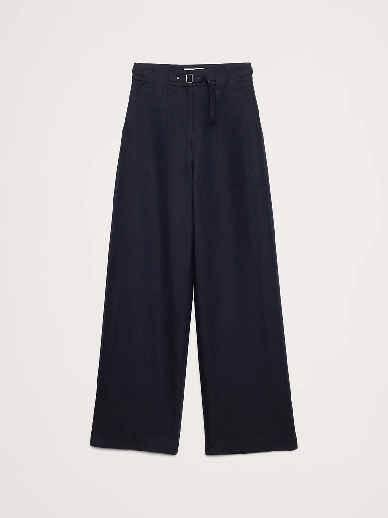 High-Rise Wide-Leg Studio Pant