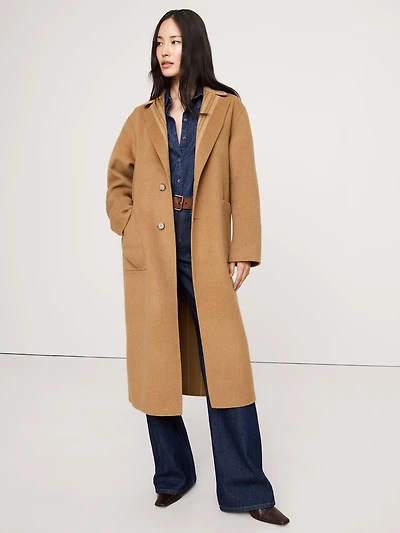 Reversible Double-Faced Top Coat