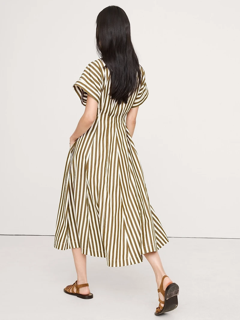 Cotton Poplin Shirt Dress