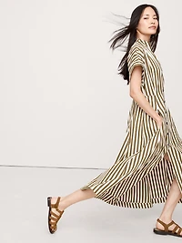 Cotton Poplin Shirt Dress
