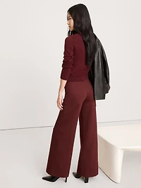 High-Rise Wide-Leg Everywhere Ponte Pull-On Pant