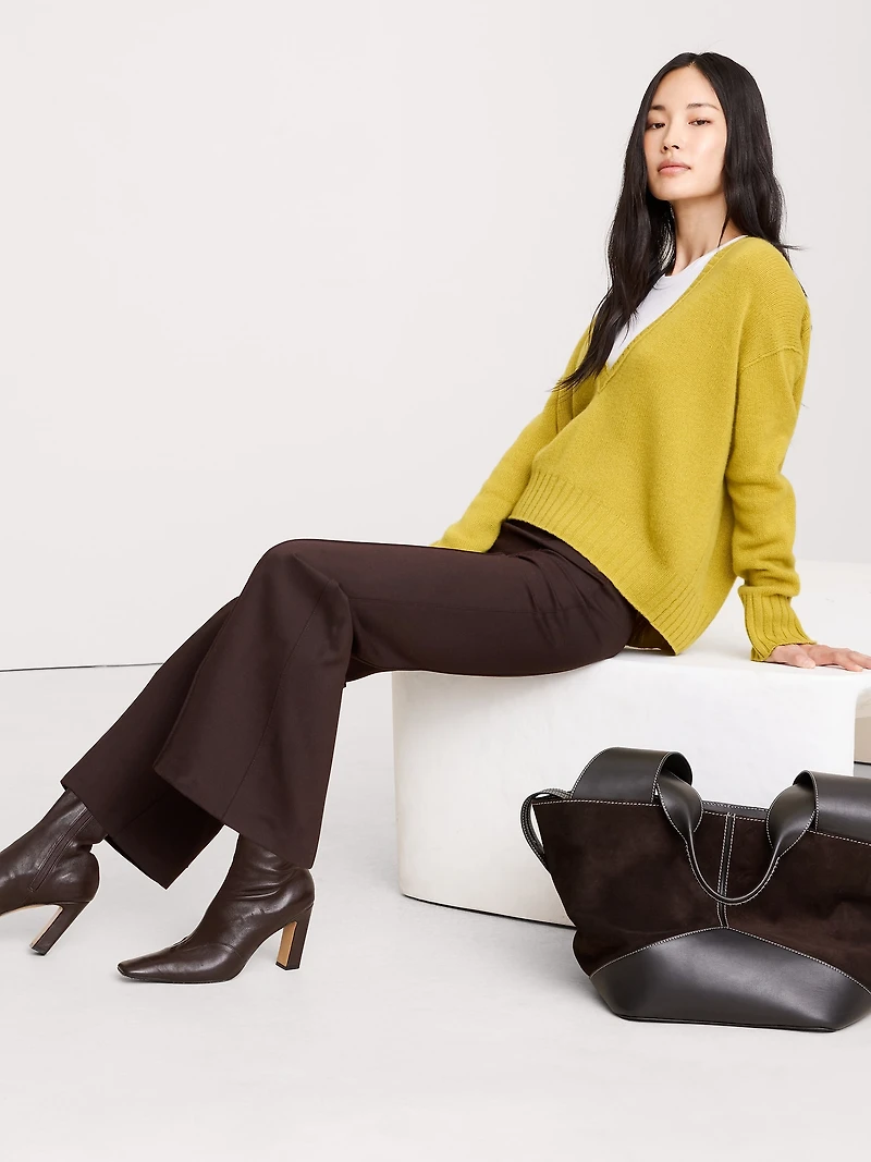 Crop Flare Everywhere Ponte Pull-On Pant