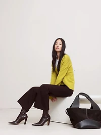 Crop Flare Everywhere Ponte Pull-On Pant