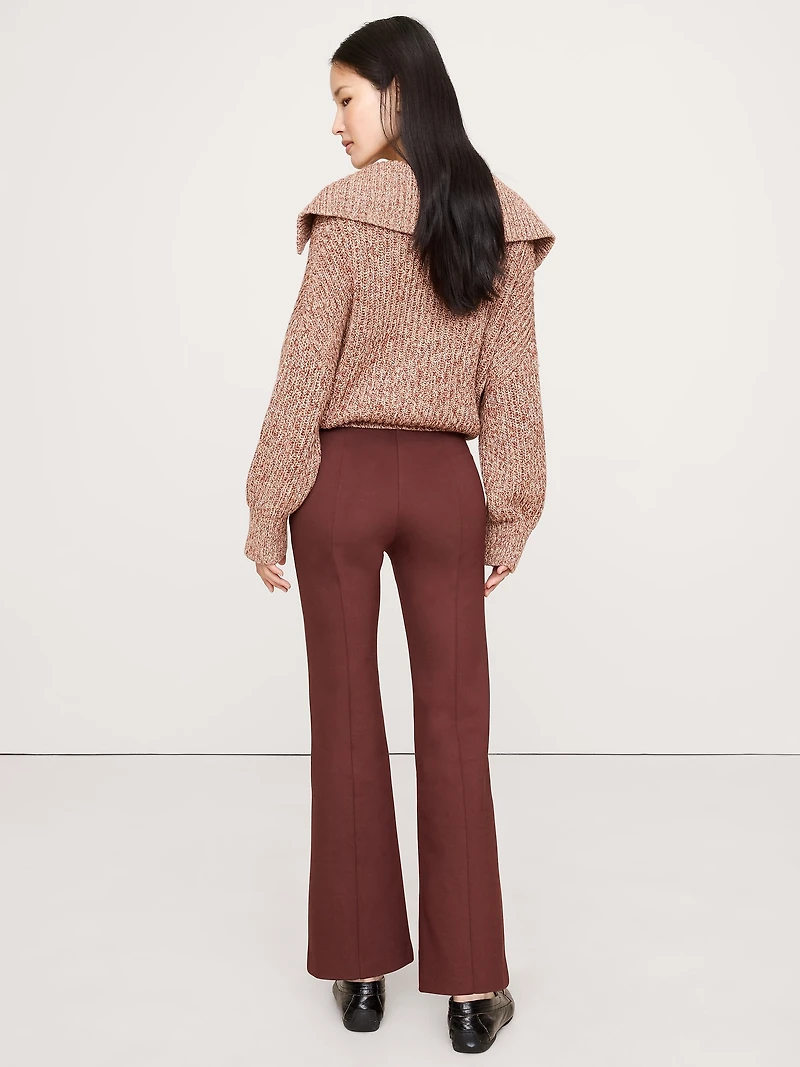 Crop Flare Everywhere Ponte Pull-On Pant