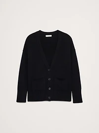 Oversized Boyfriend Cashmere Cardigan