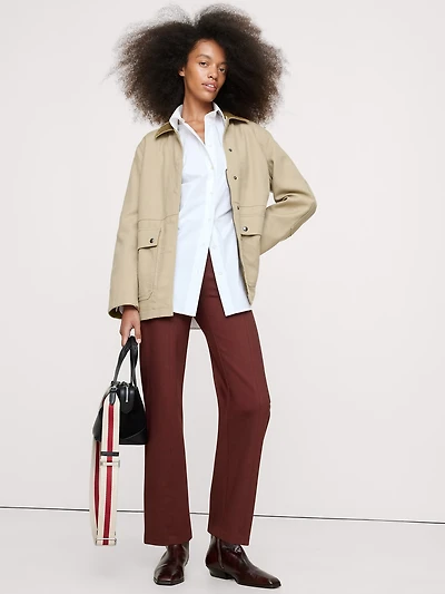 Straight Everywhere Ponte Ankle Pant