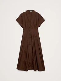 Cotton Poplin Shirt Dress