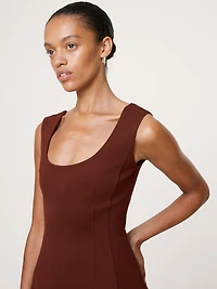Everywhere Ponte Scoop-Neck Sheath Dress